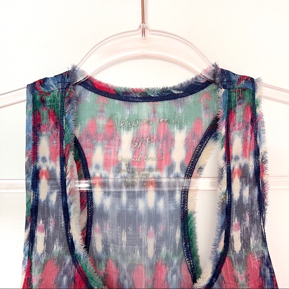 Aeropostale Tank Top • Sz Small P • Sheer, Flowy • Multicolor - Picture 3 of 7
